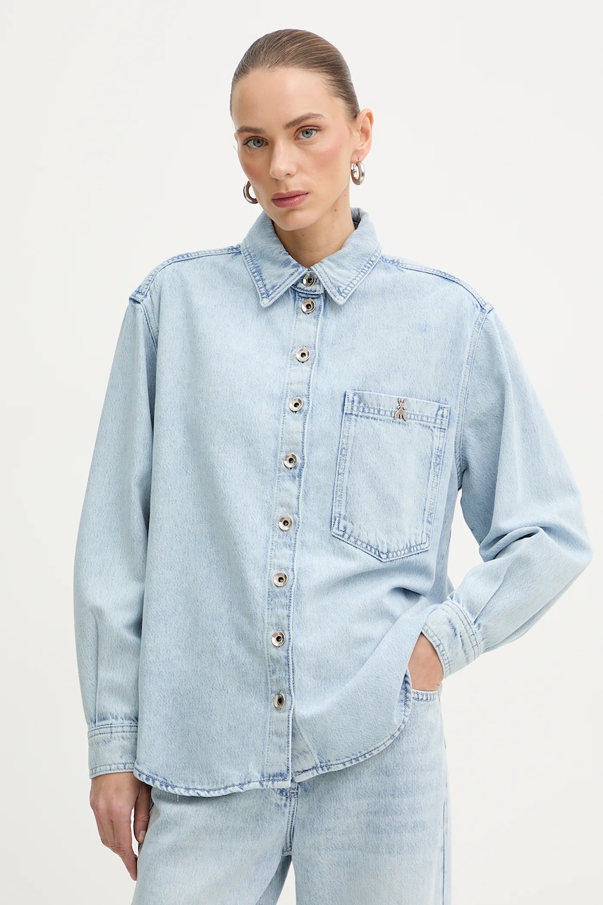 Levně Džínová košile Patrizia Pepe