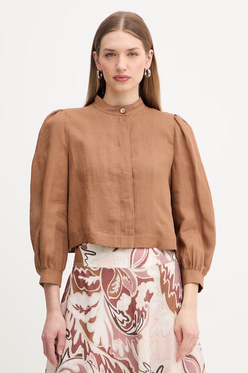 Λινά Γυναικεία Πουκάμισα Marella