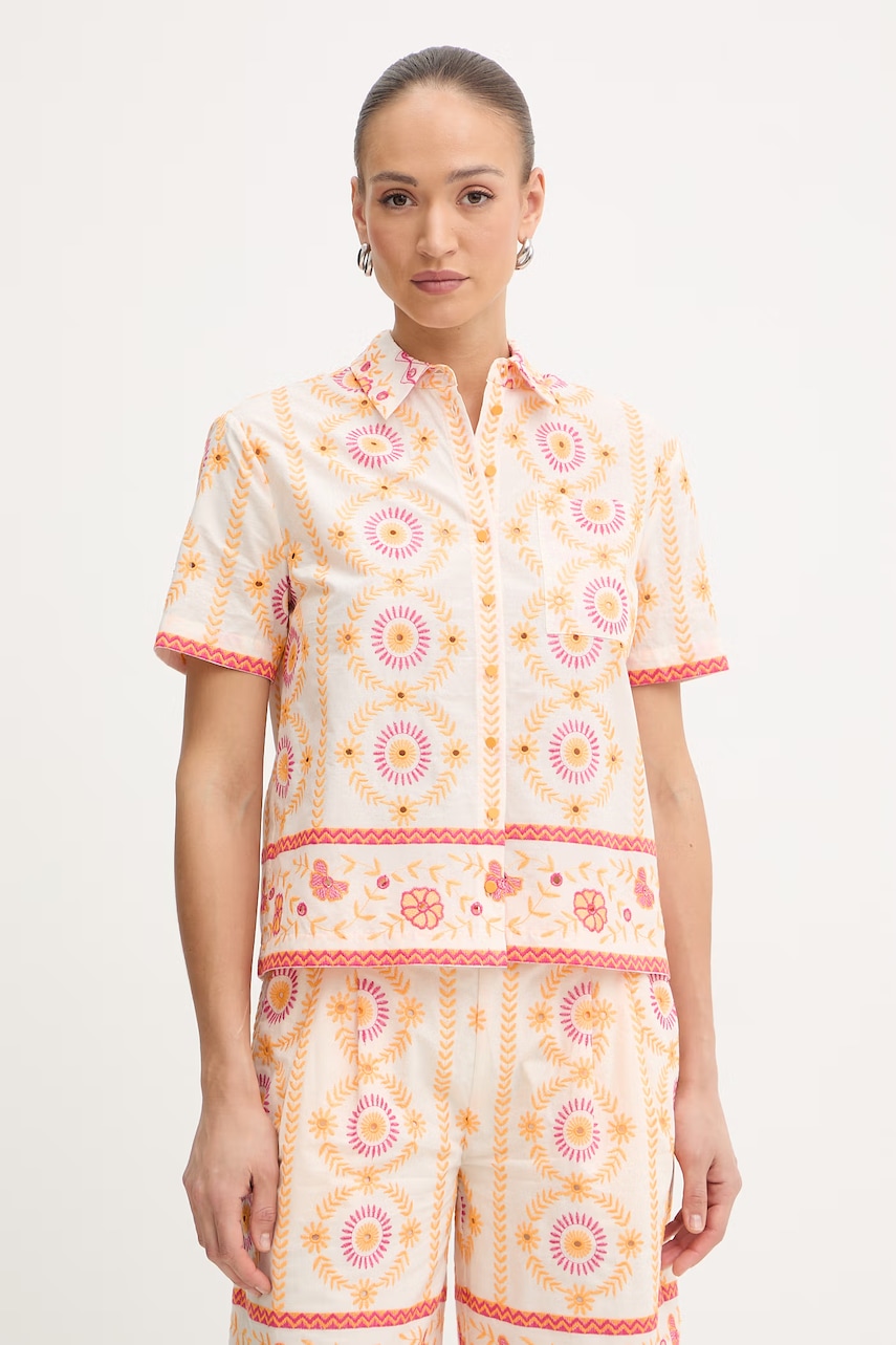 Πουκάμισα γυναικεία twinset σε πορτοκαλι