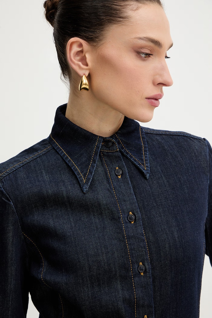 Trussardi dámská džínová košile (obrázek 4)