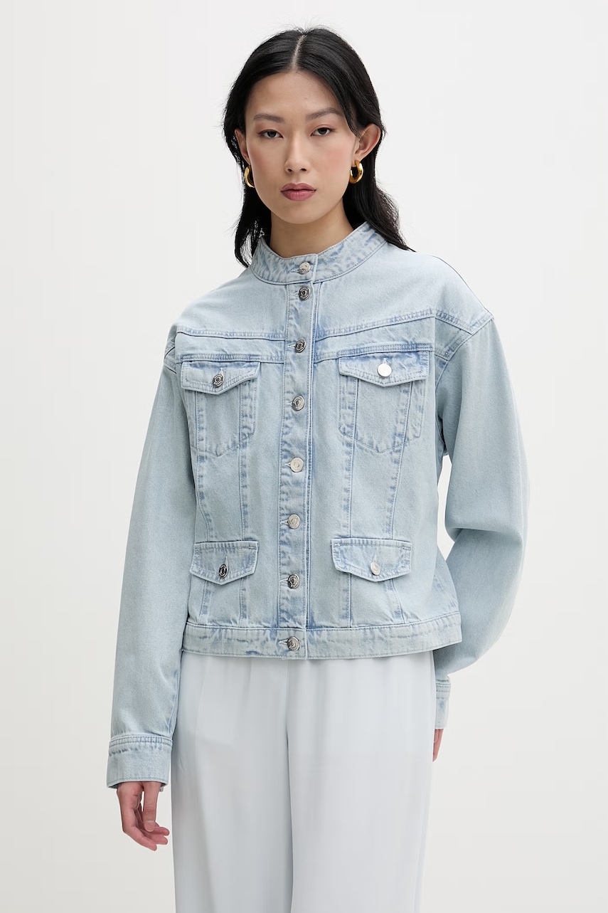 Gestuz geacă de blugi pentru femei, din denim