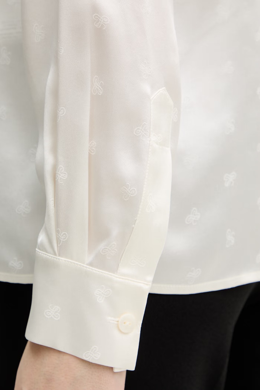 Hedvábné tričko Luisa Spagnoli Baronetto (obrázek 5)