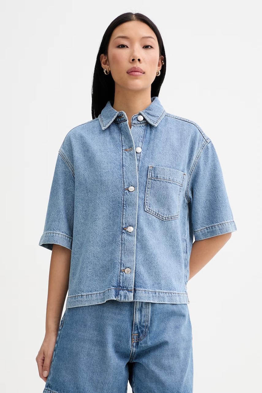 Marc O'Polo cămașă pentru femei, cu amestec de in