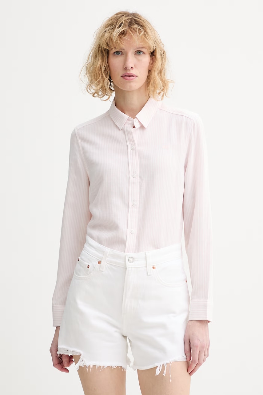 Levi's cămașă din amestec de in NEW CLASSIC FIT BW