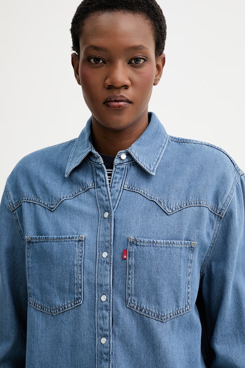Rifľová košeľa Levi's TEODORA WESTERN