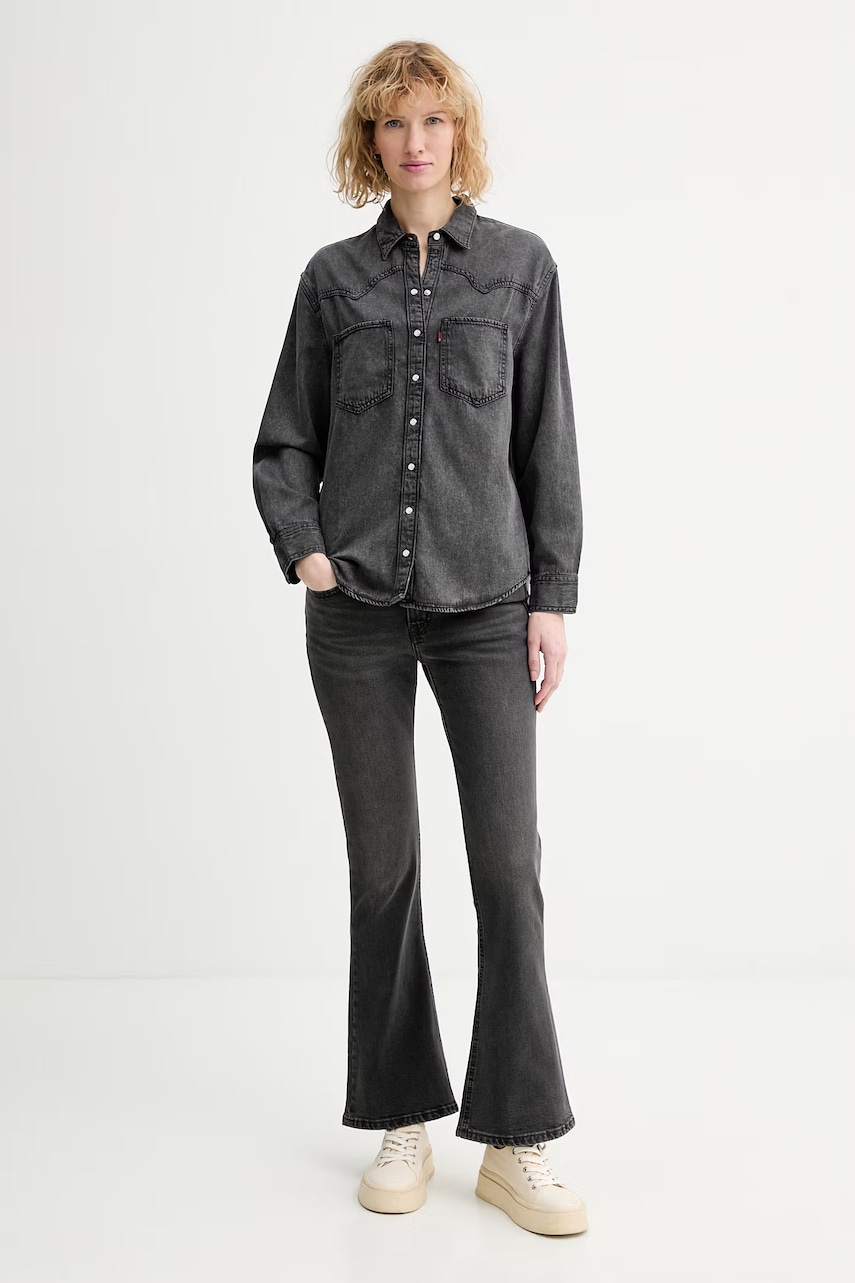 Rifľová košeľa Levi's TEODORA WESTERN