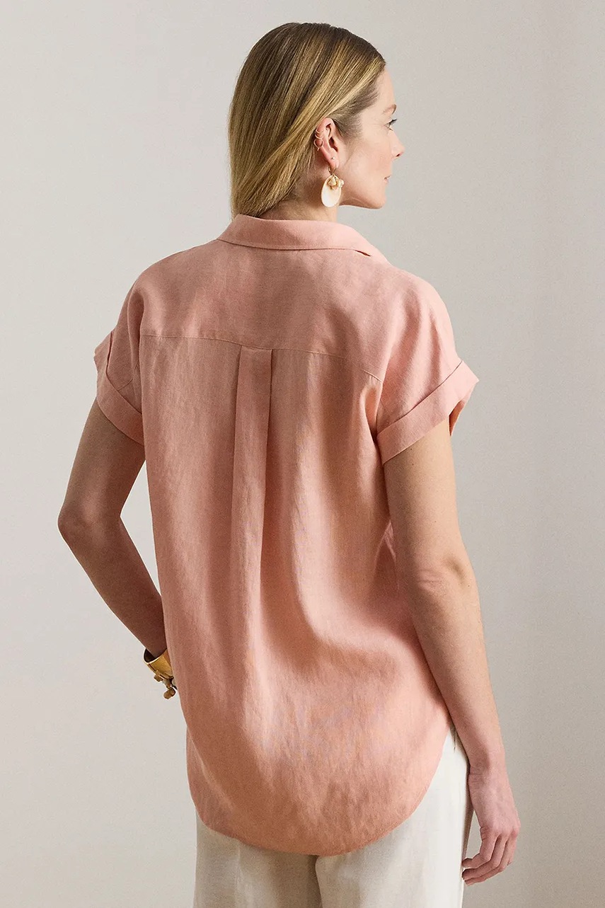 Lauren Ralph Lauren Πουκάμισο γυναικείο λινό