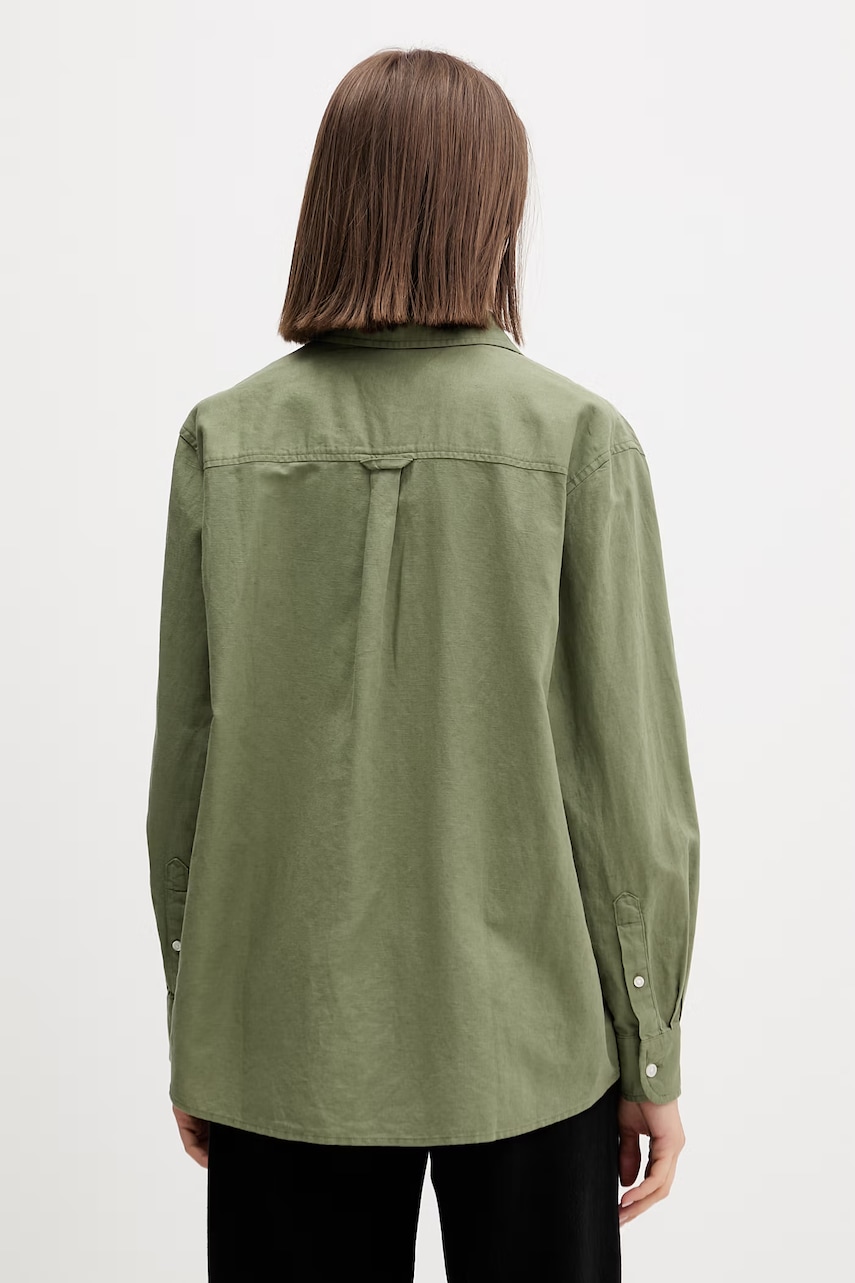 Tommy Jeans košeľa dámska s ľanom