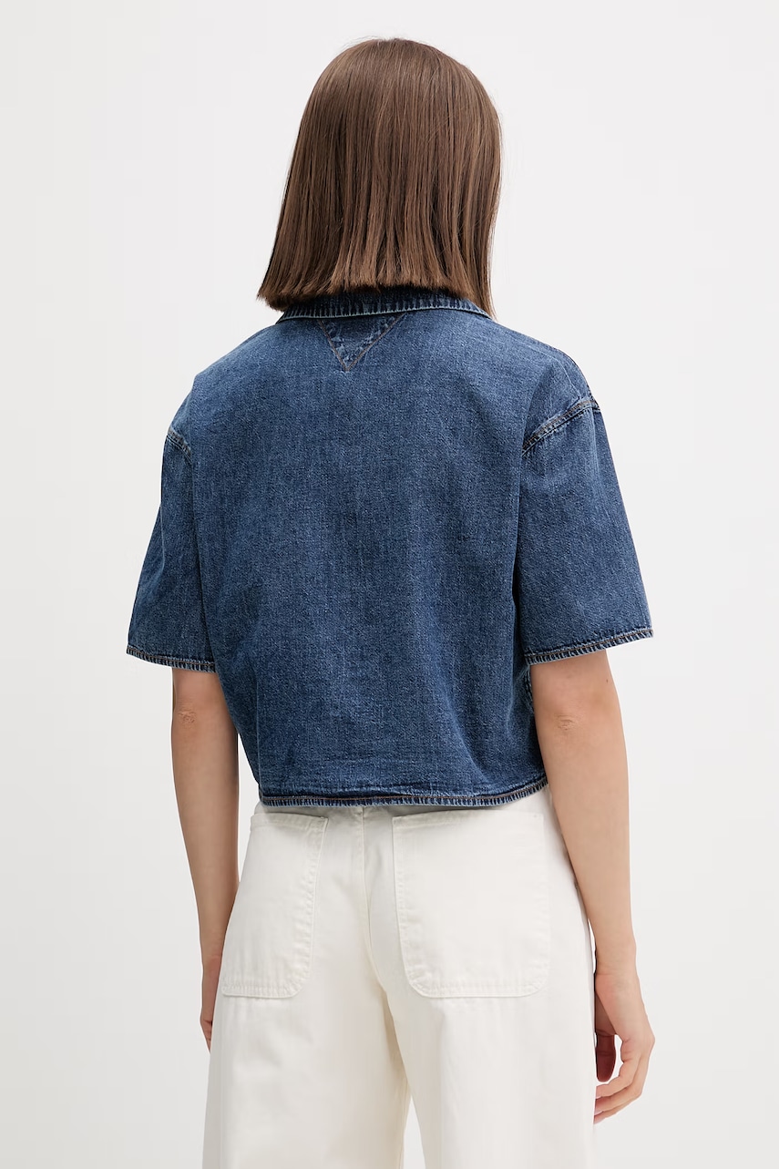 Tommy Jeans košeľa dámska rifľová