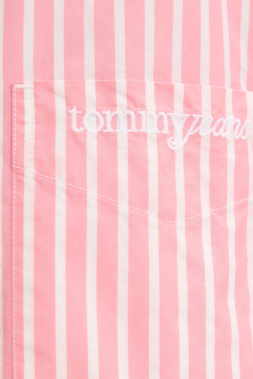 Tommy Jeans košeľová blúzka dámska bavlnená