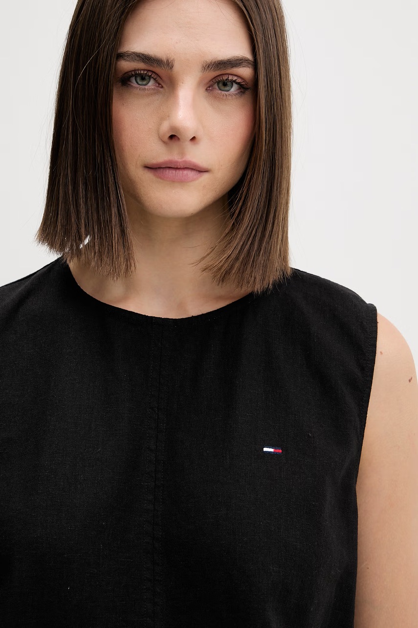 Tommy Jeans blúzka dámska s ľanom