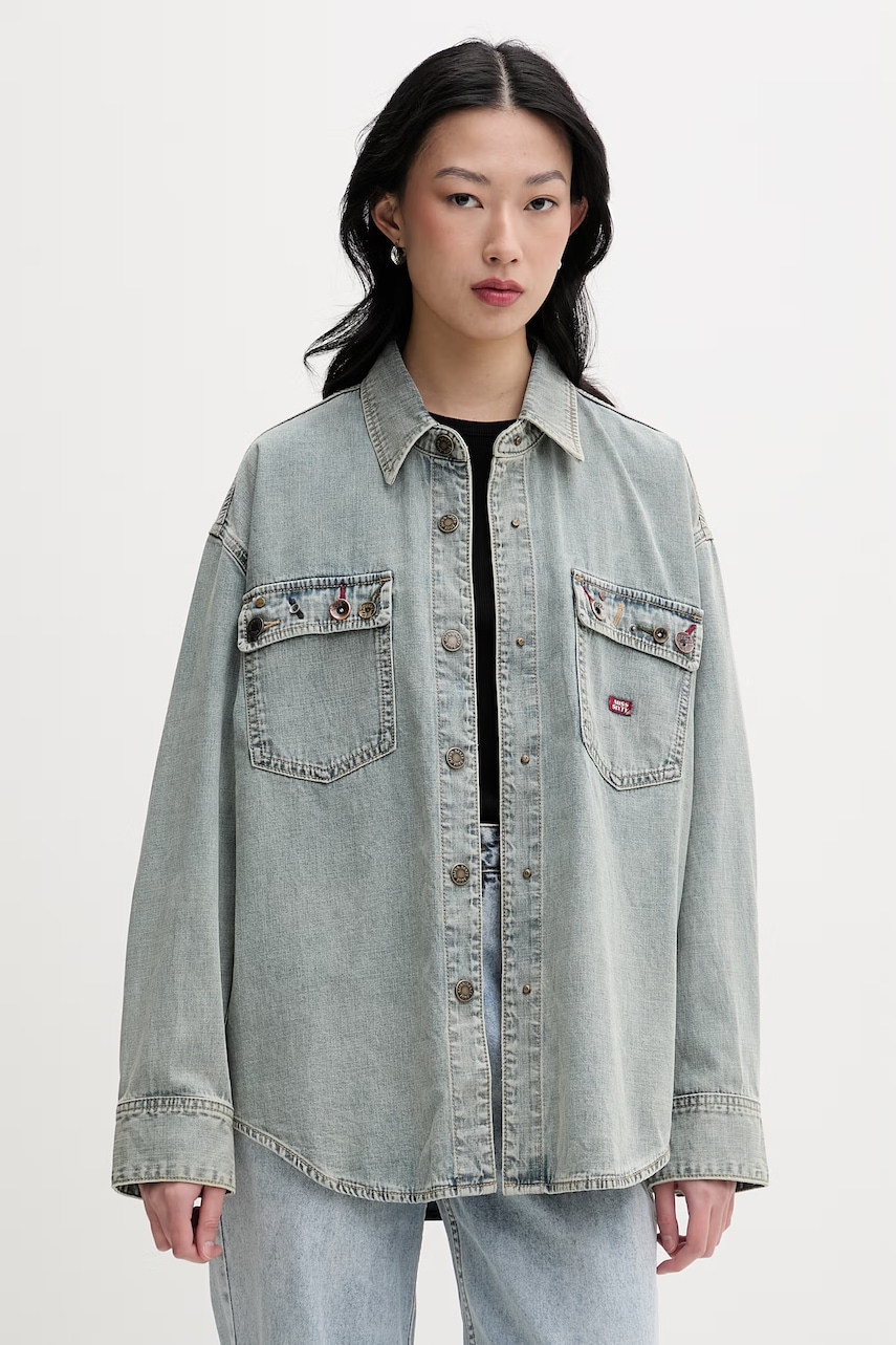 Miss Sixty cămașă pentru femei, din denim