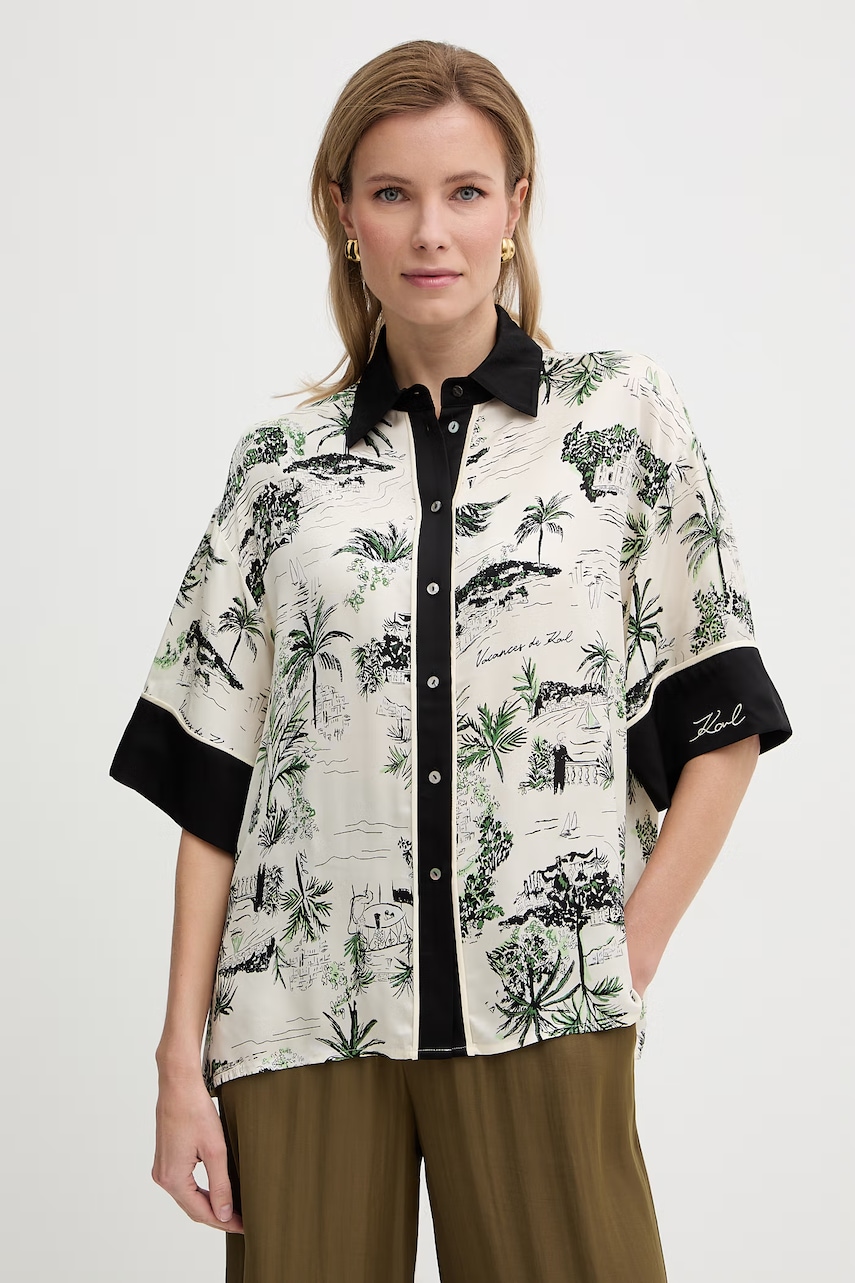 Karl Lagerfeld cămașă damă din vâscoză