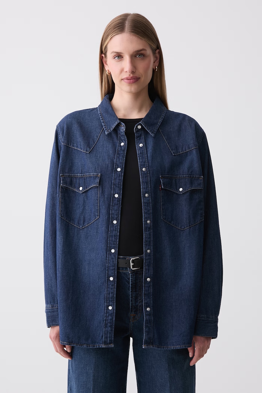 Levi's cămașă pentru femei din denim
