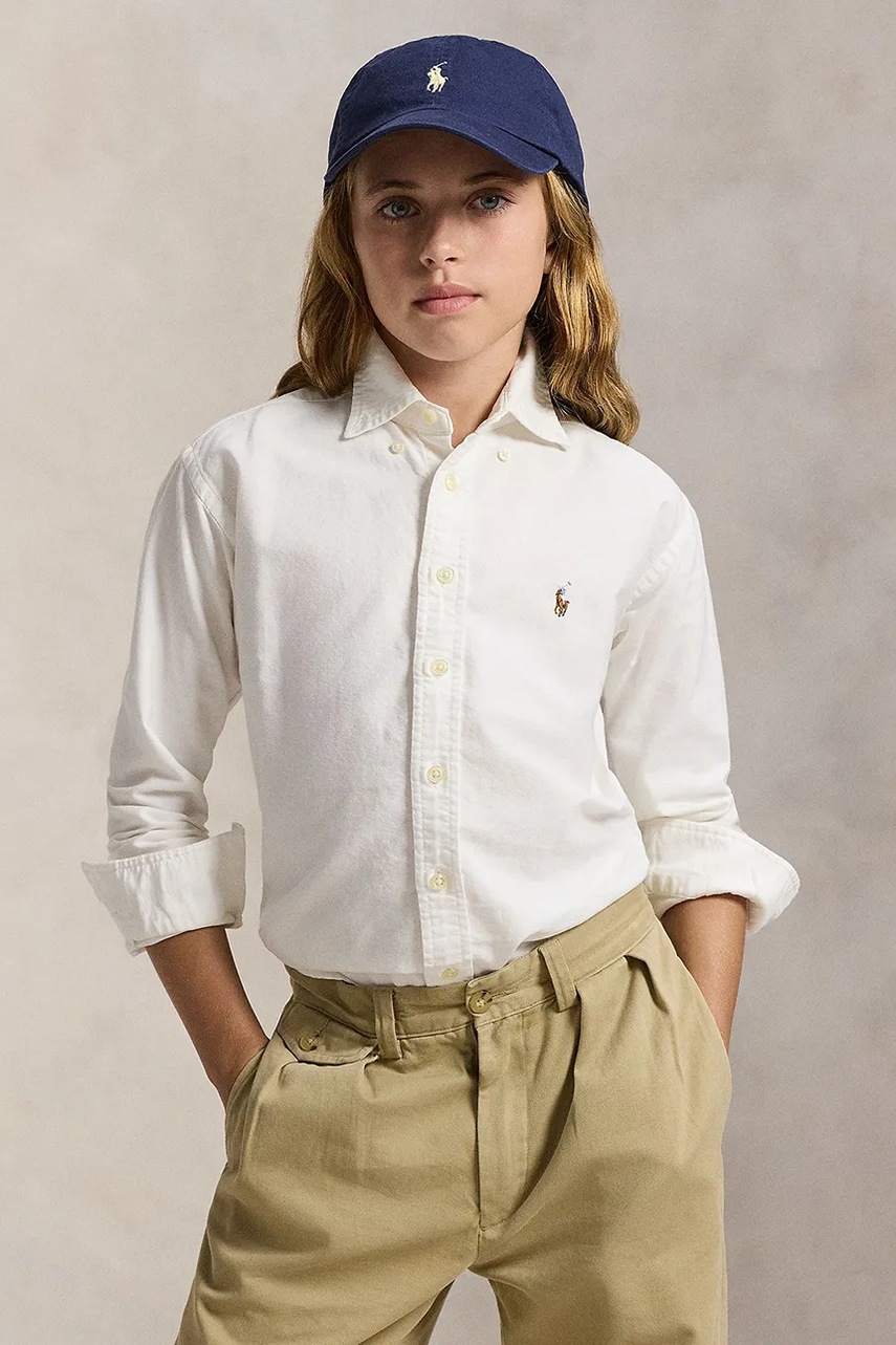 Detská bavlnená košeľa Polo Ralph Lauren