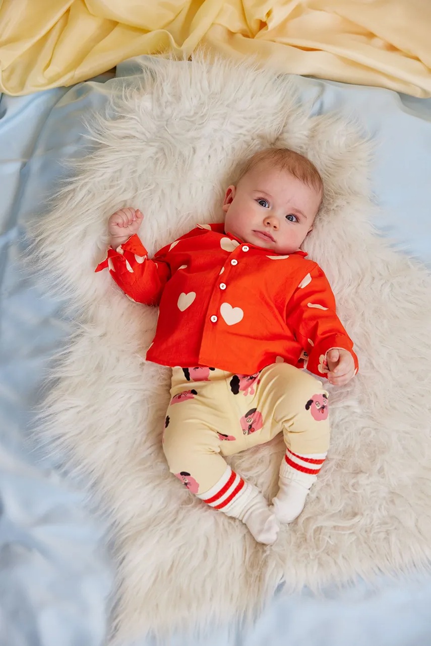 Dětská bavlněná košile Mini Rodini Hearts (obrázek 5)