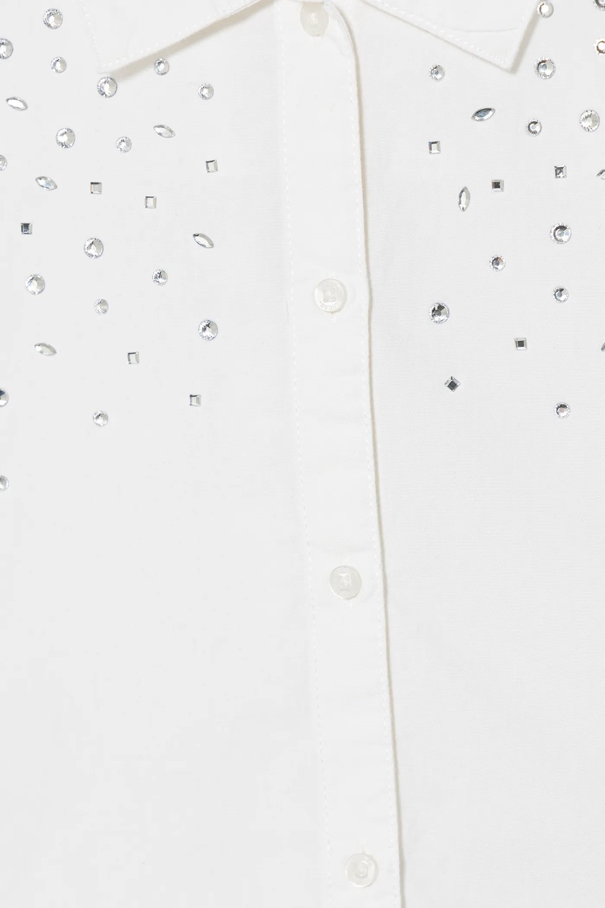 Παιδικό βαμβακερό πουκάμισο Guess φωτογραφία