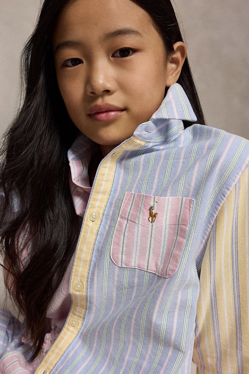 Detská bavlnená košeľa Polo Ralph Lauren