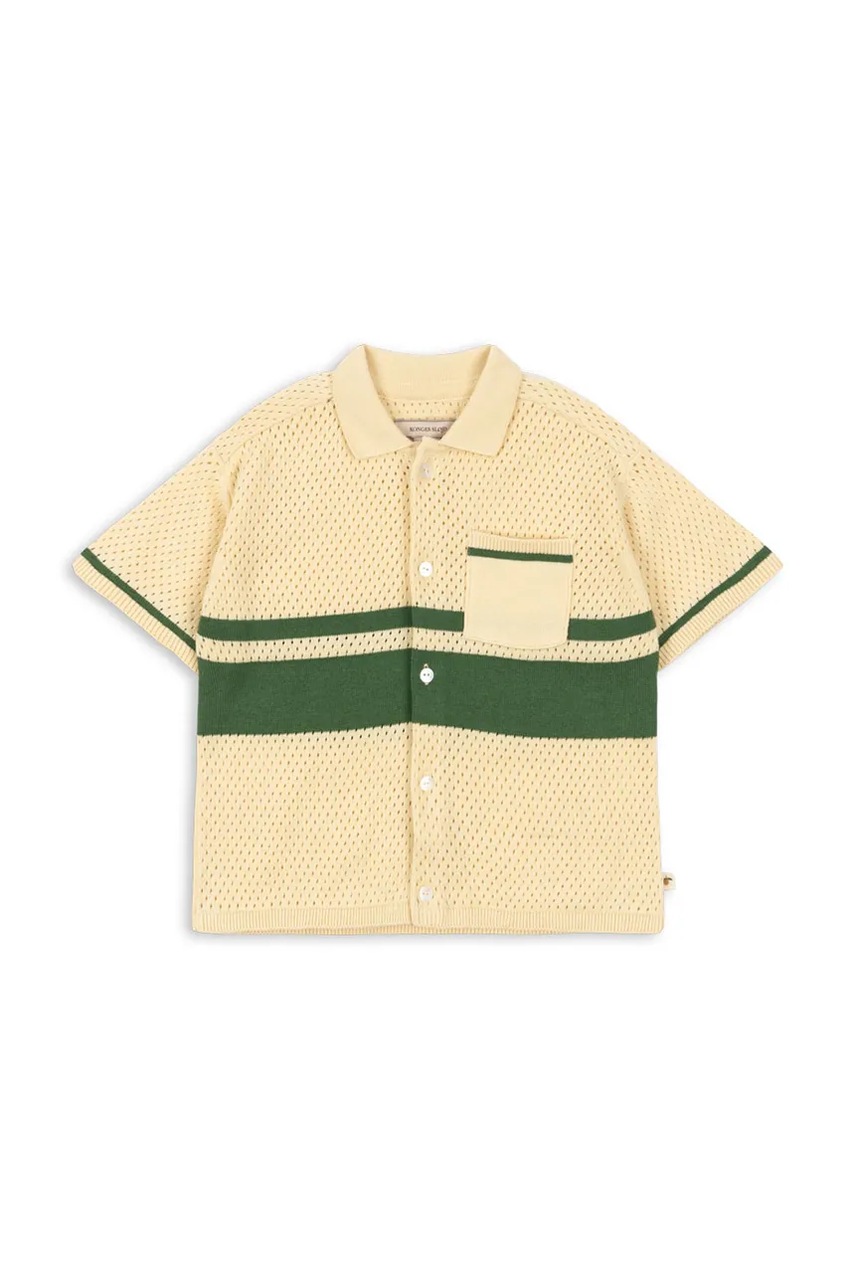 Konges Sløjd bavlnená detská košeľa HAI KNIT SHIRT GOTS