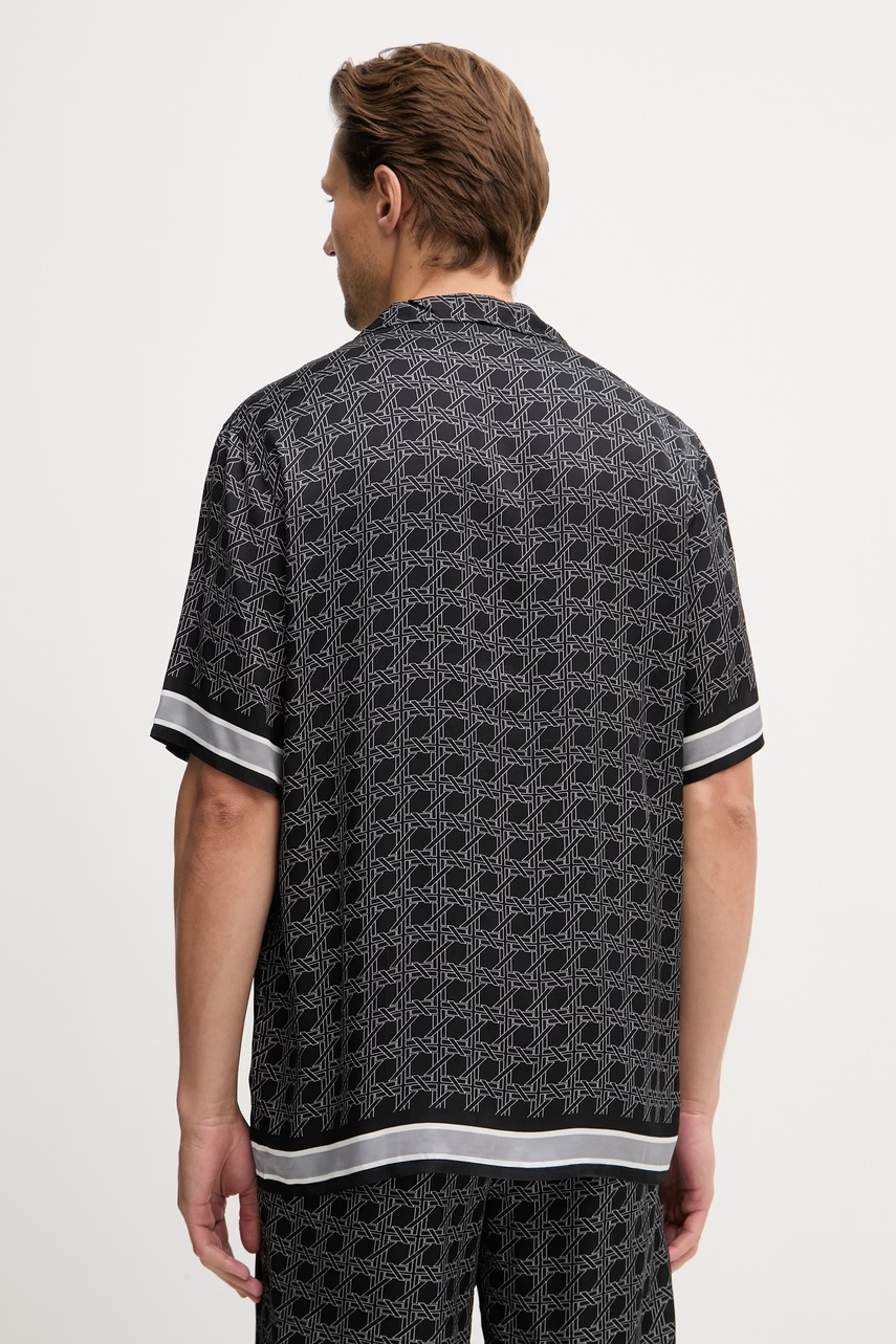 Karl Lagerfeld košile pánská z viskózy (obrázek 3)