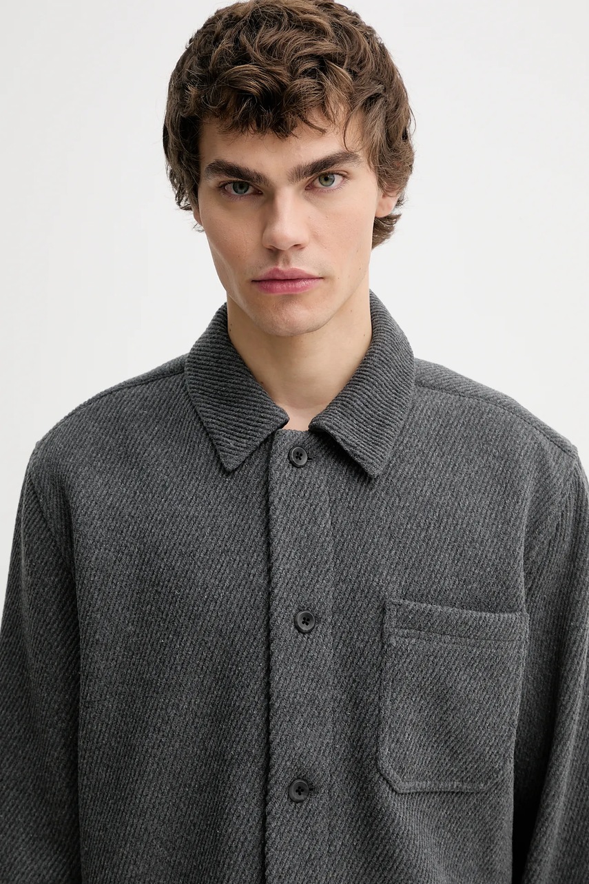 Košilová bunda s příměsí vlny Les Deux Hamilton (obrázek 4)