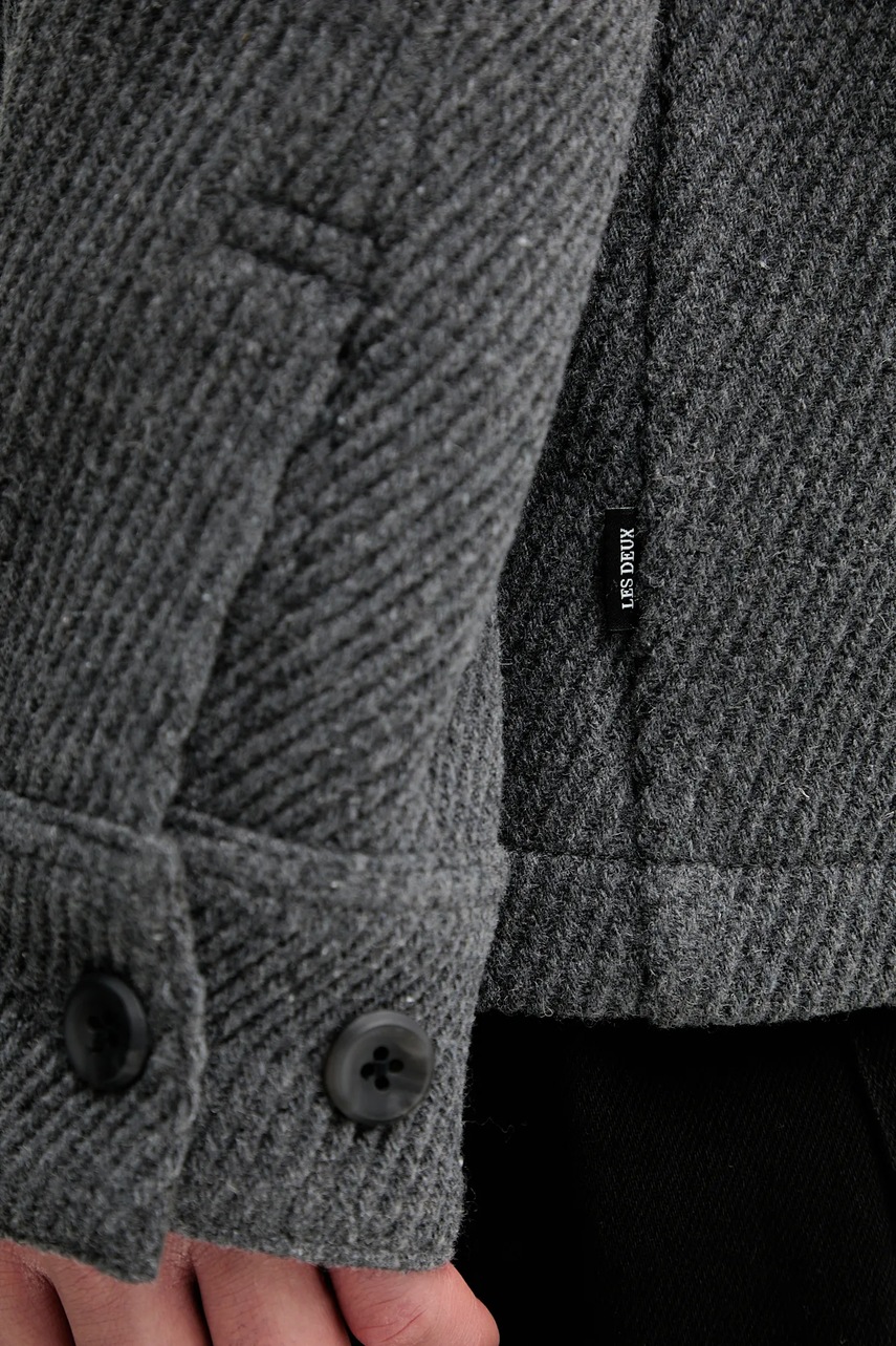 Košilová bunda s příměsí vlny Les Deux Hamilton (obrázek 5)