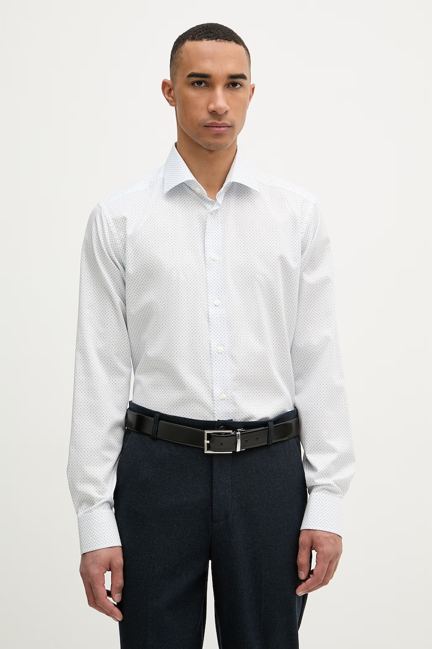 Eton cămașă pentru bărbați, din bumbac