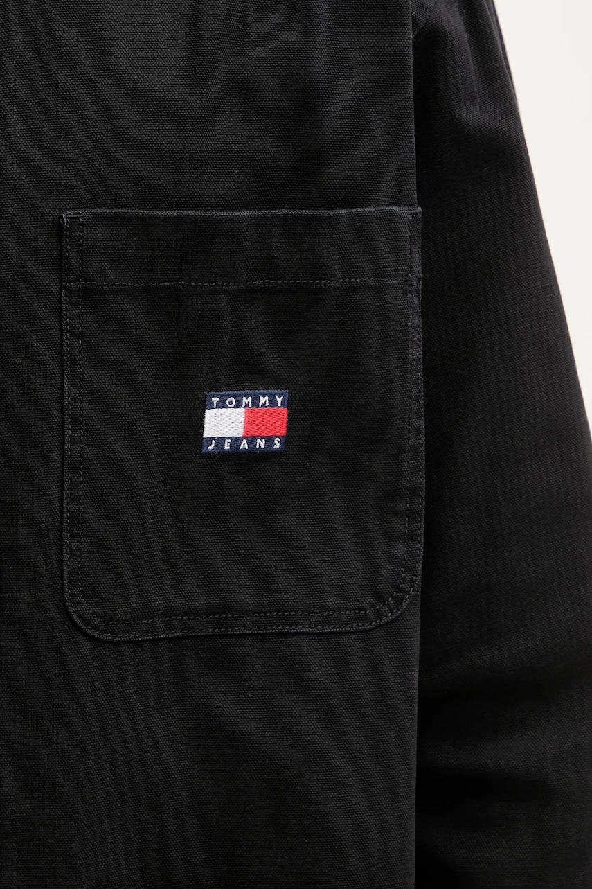 Tommy Jeans košeľa pánska bavlnená
