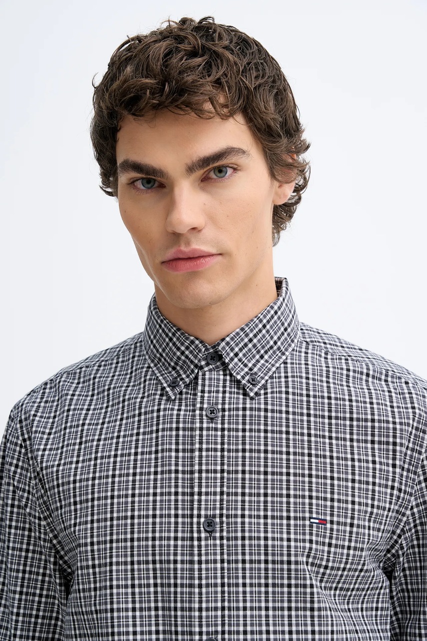 Bavlněná košile Tommy Jeans (obrázek 4)