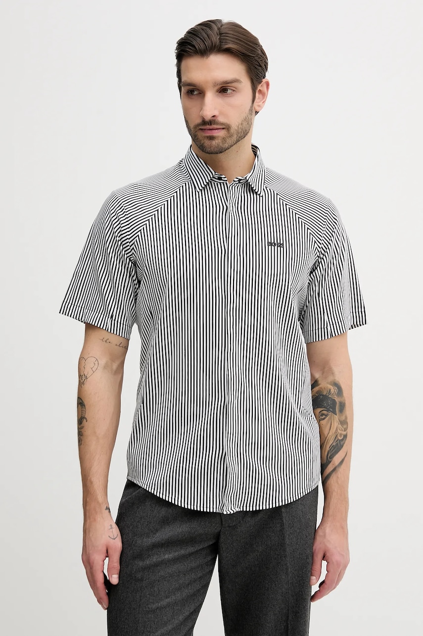 BOSS Green cămașă din bumbac ST_Excurse S