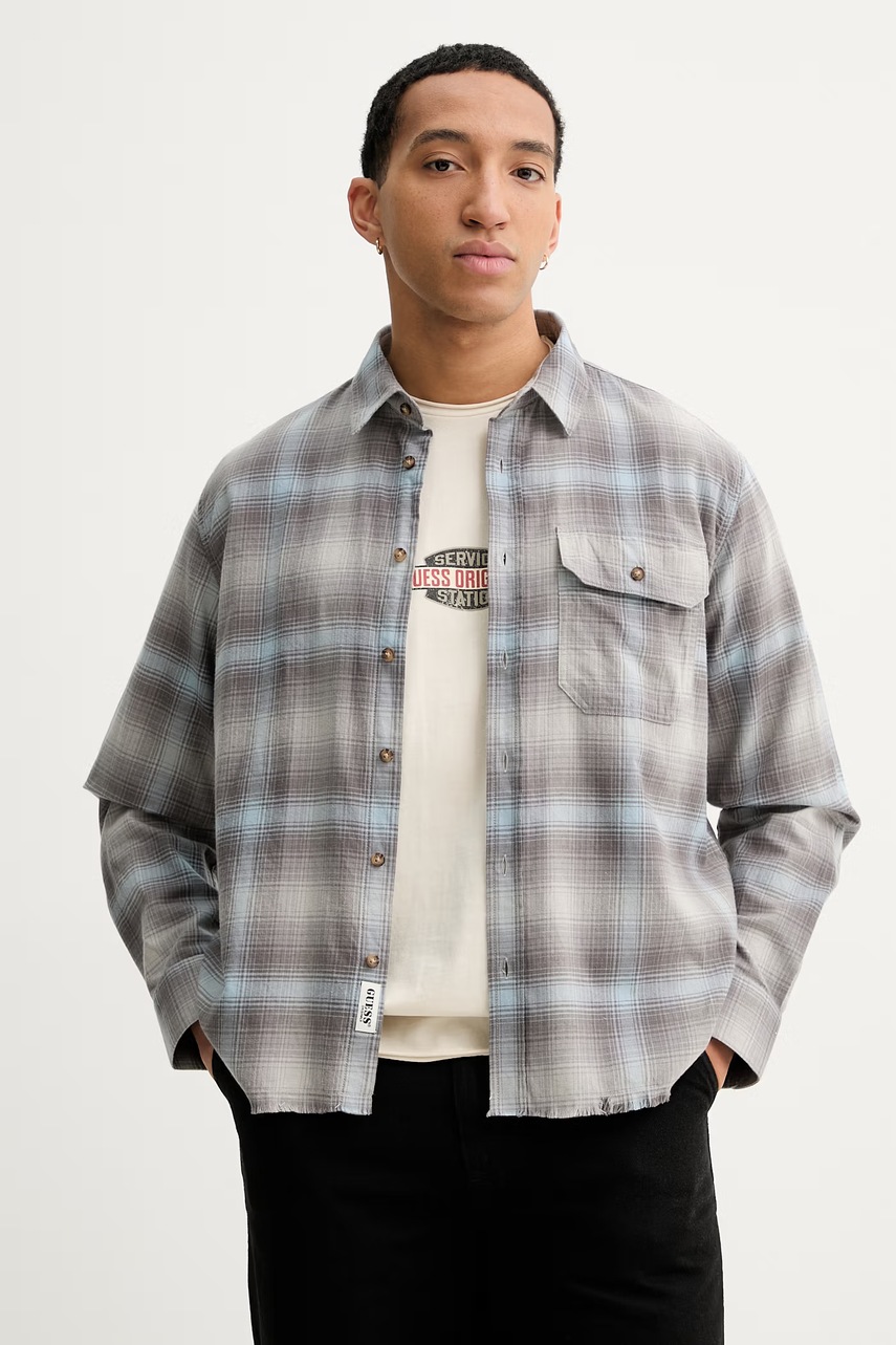 Levně Bavlněná košile Guess Originals