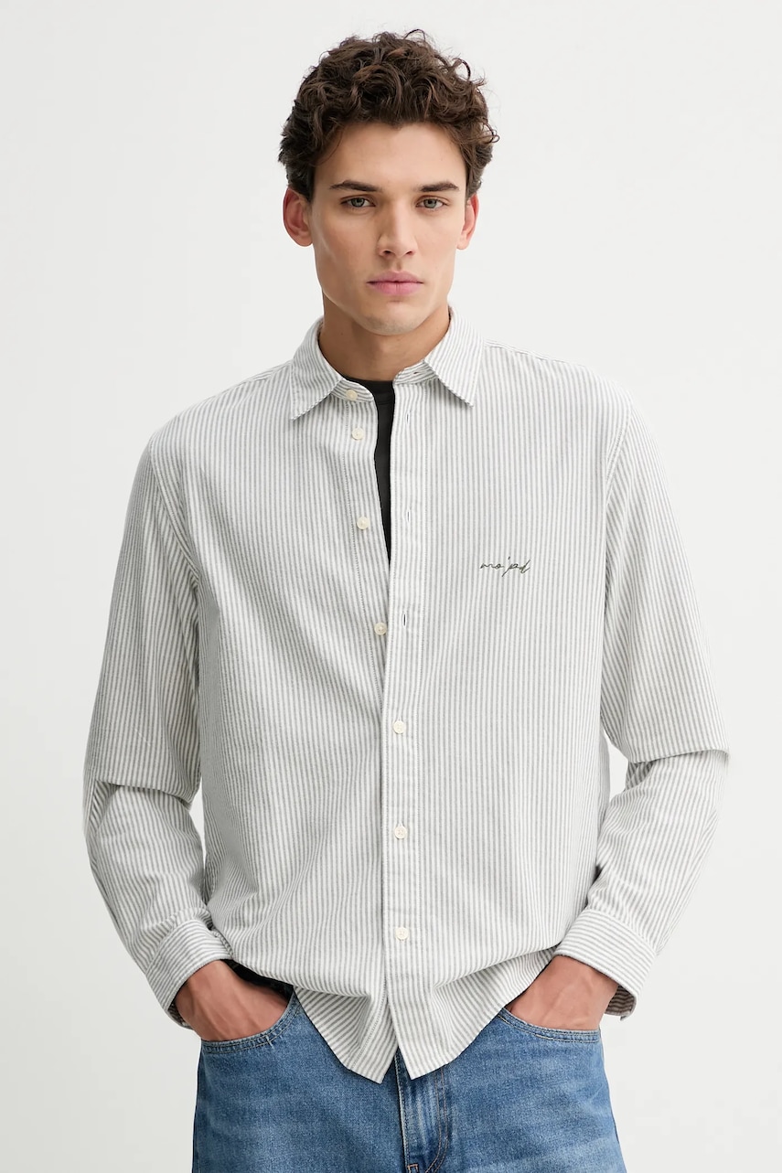 Marc O'Polo cămașă din bumbac culoarea alb, cu guler clasic, regular, 5000007660