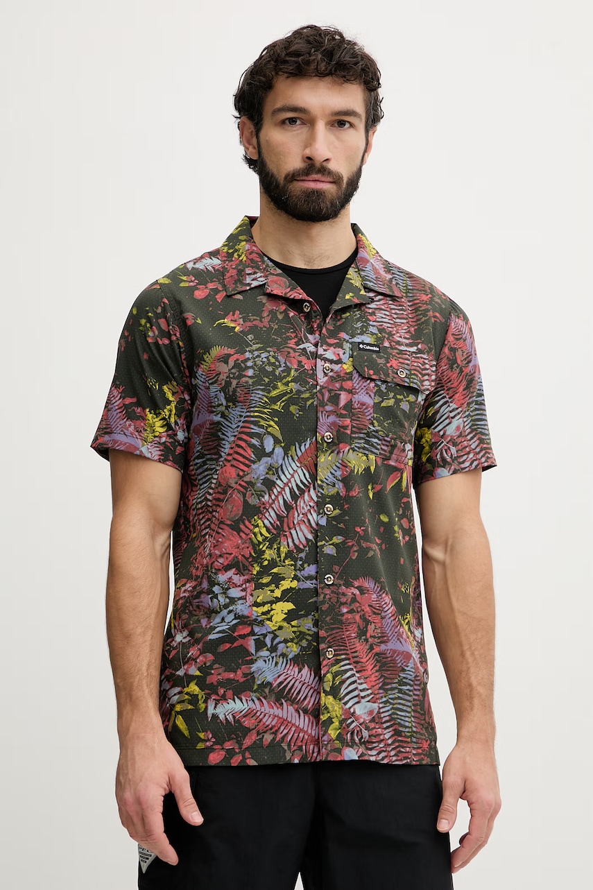 Columbia ανδρικό πουκάμισο Tech Trail 2118605 πράσινο XL,L,S,M