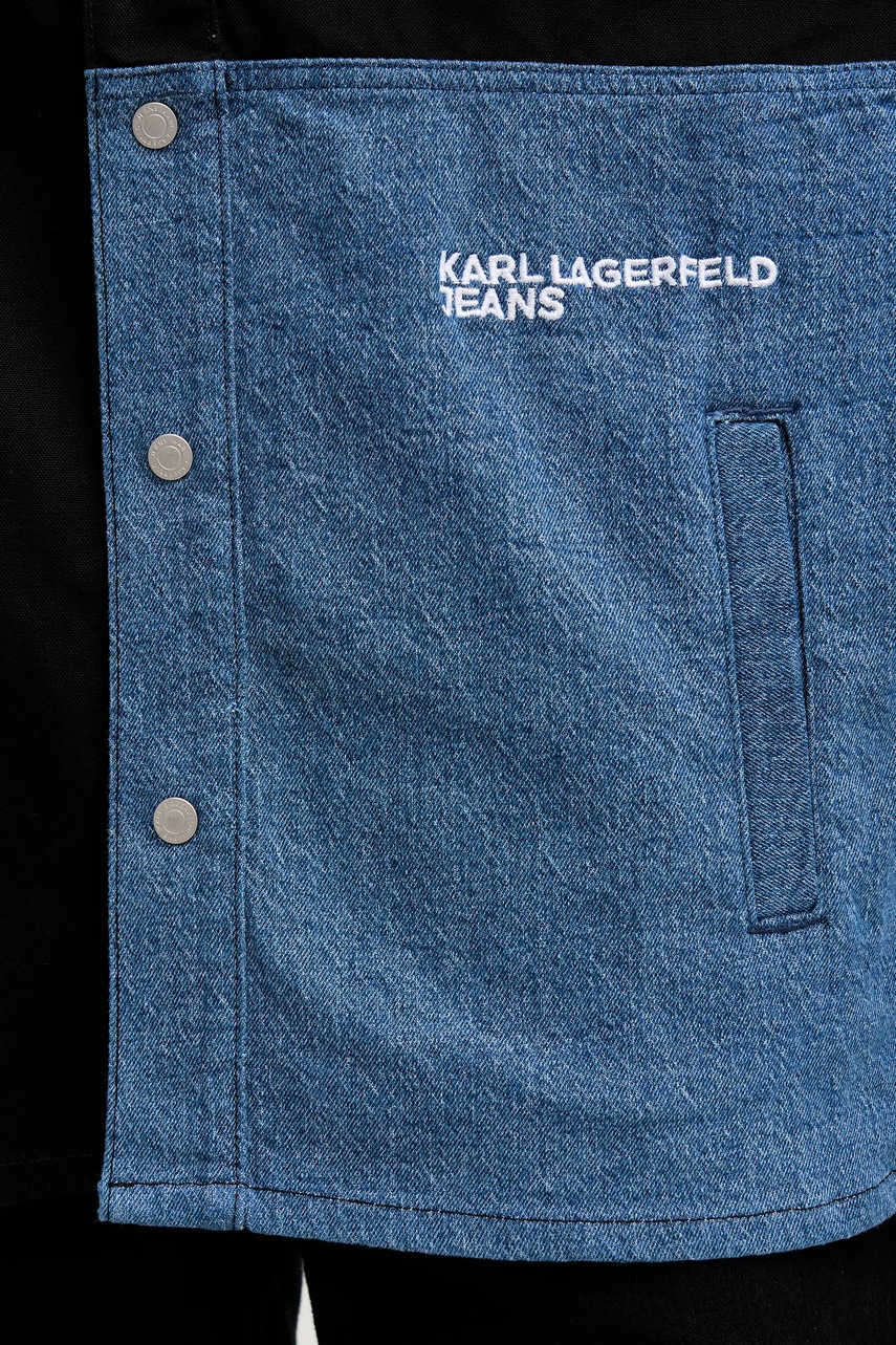 Rifľová košeľa Karl Lagerfeld Jeans