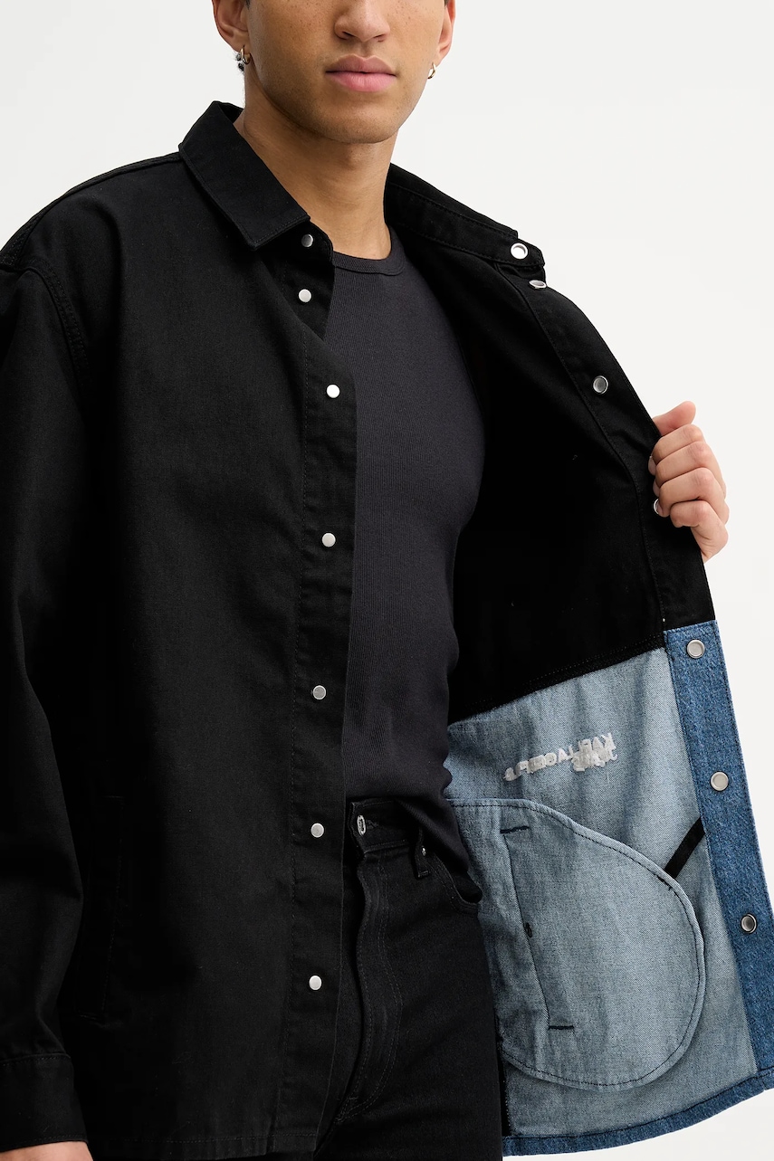 Rifľová košeľa Karl Lagerfeld Jeans