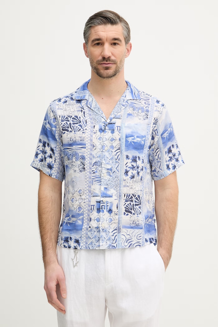 Paul&Shark cămașă de in