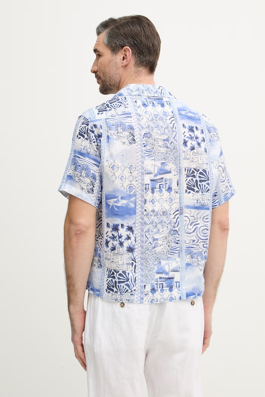 Lněná košile Paul&amp;Shark (obrázek 3)