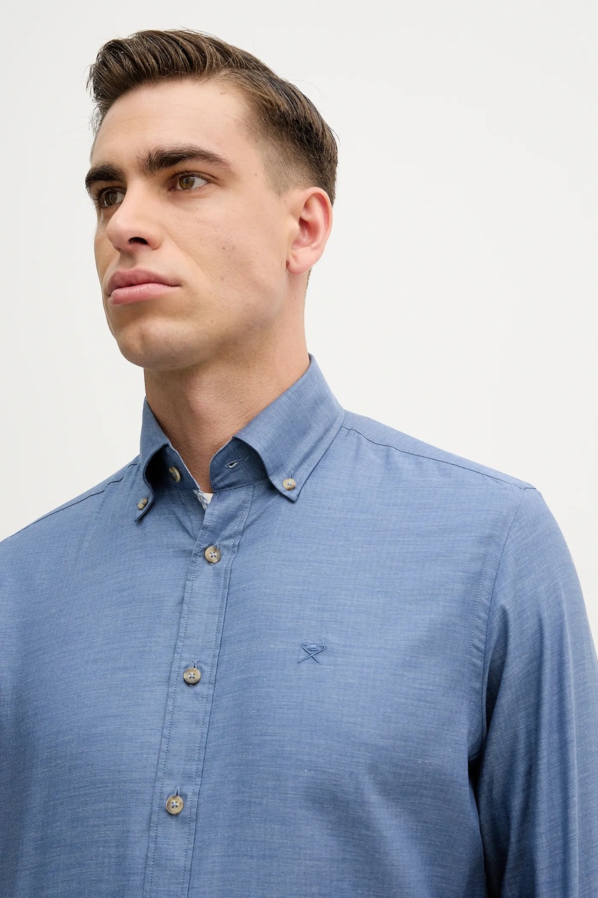 Bavlněná košile Hackett London (obrázek 4)