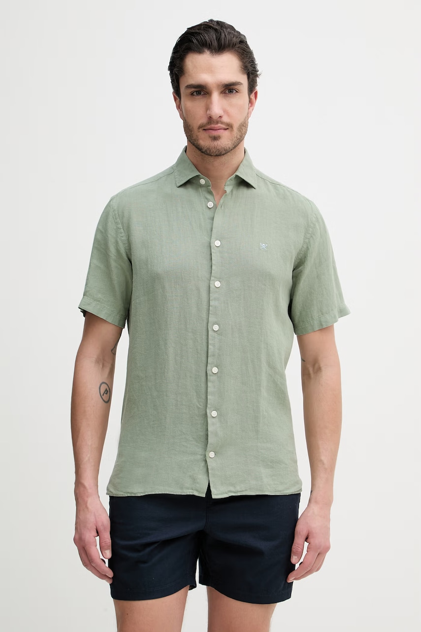 Πουκάμισο από λινό Hackett London