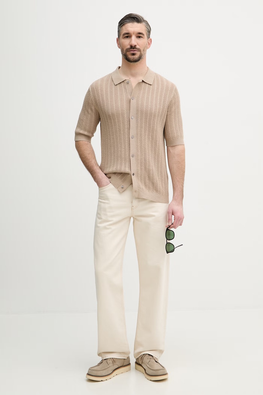 Mos Mosh košile pánská s bavlnou Dario