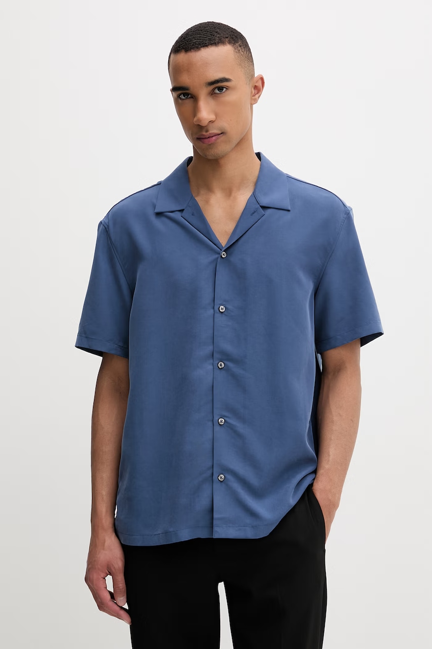 Calvin Klein cămașă bărbătească cu modal