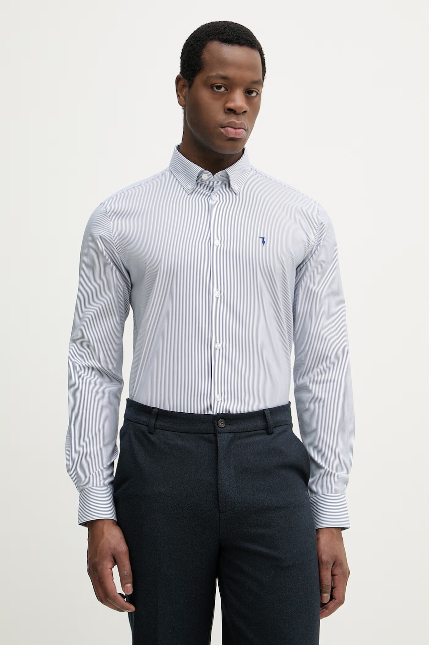 Trussardi cămașă din bumbac