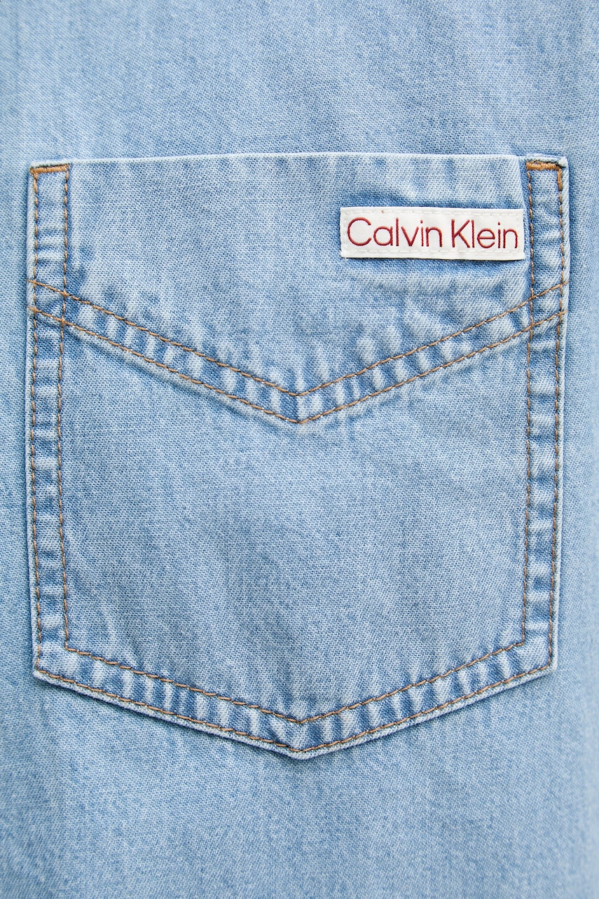 Calvin Klein Jeans košeľa pánska rifľová