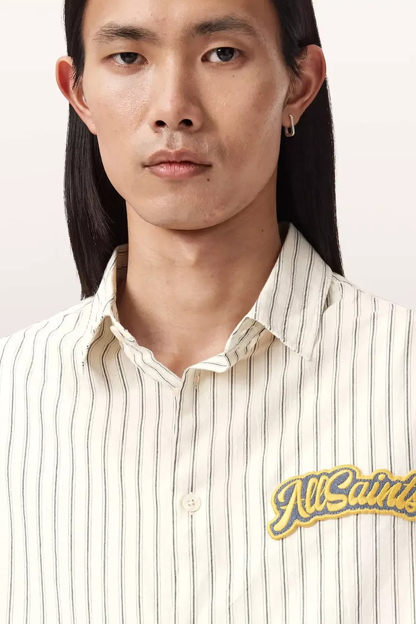 Bavlněná košile AllSaints SAMUEL (obrázek 4)