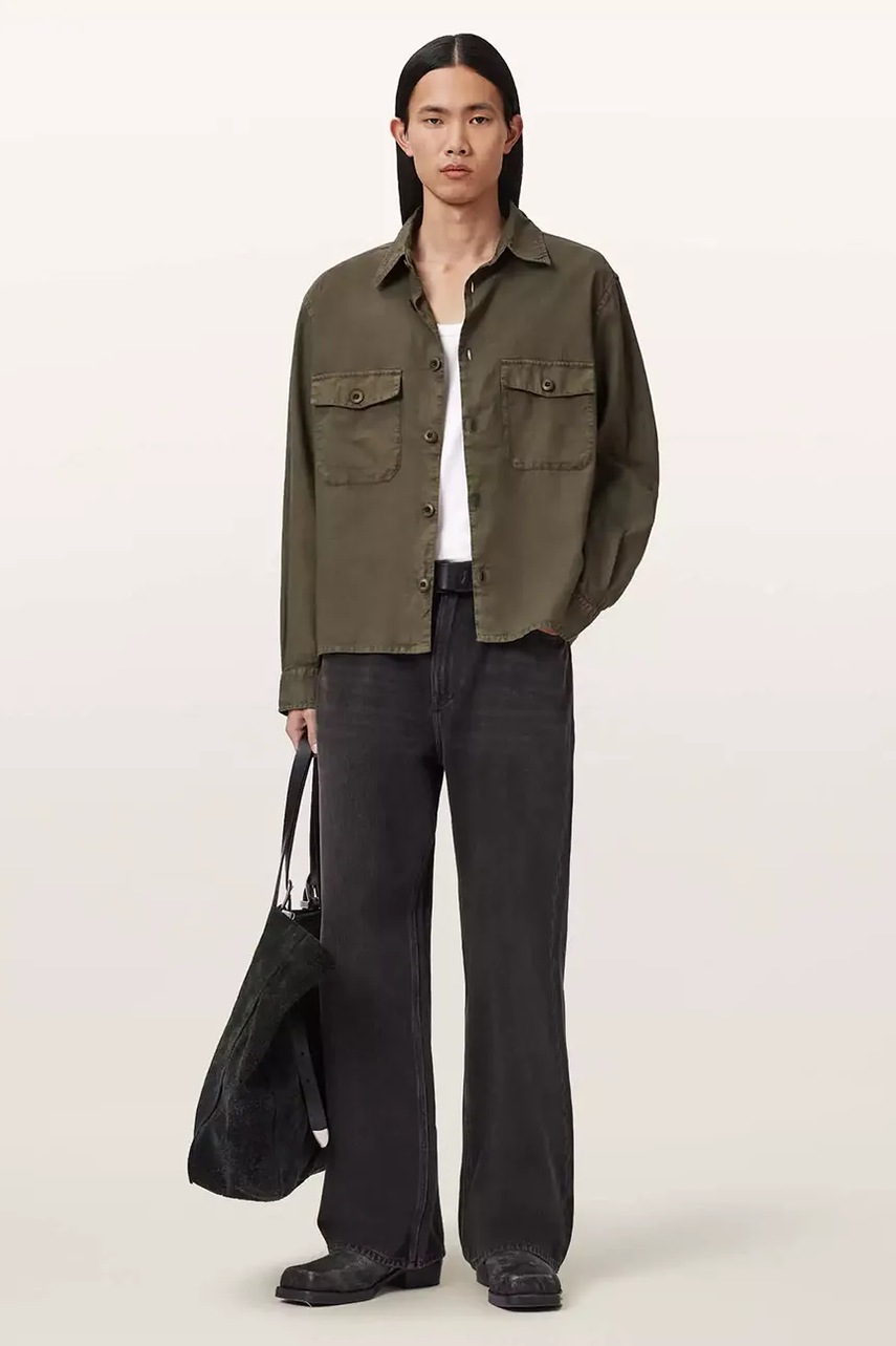 Bavlněná košile AllSaints STRAND (obrázek 3)