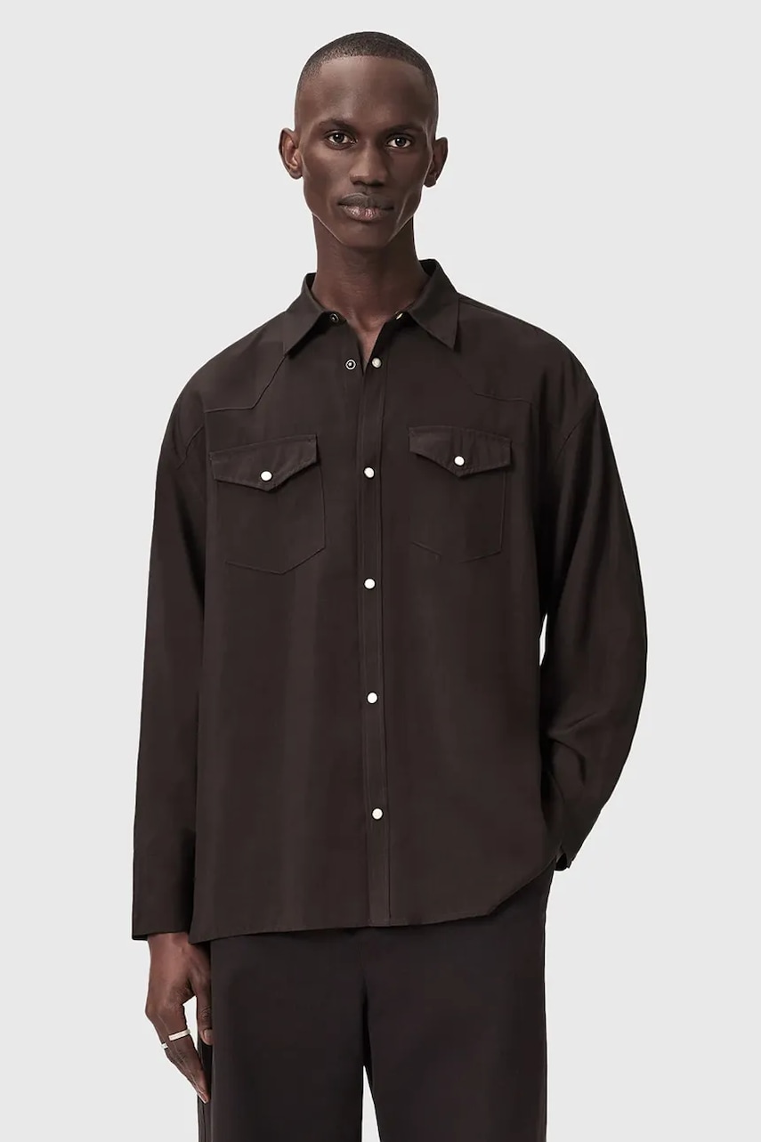 Ανδρικά πουκάμισα allsaints σε καφε