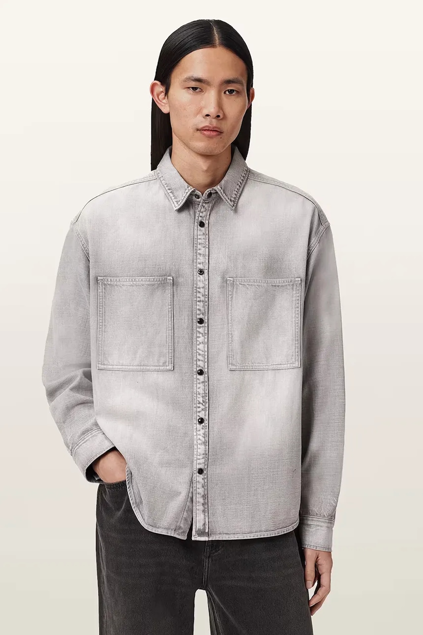 AllSaints cămașă jeans AL