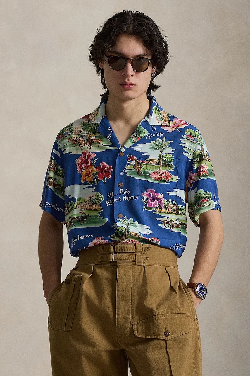 Polo Ralph Lauren cămașă pentru femei, din vâscoză