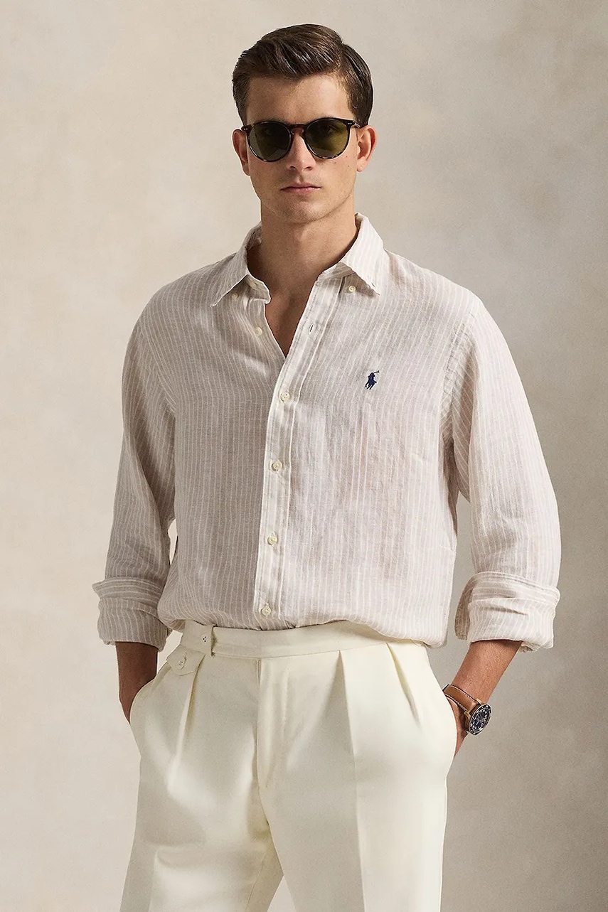 Πουκάμισο από λινό Polo Ralph Lauren