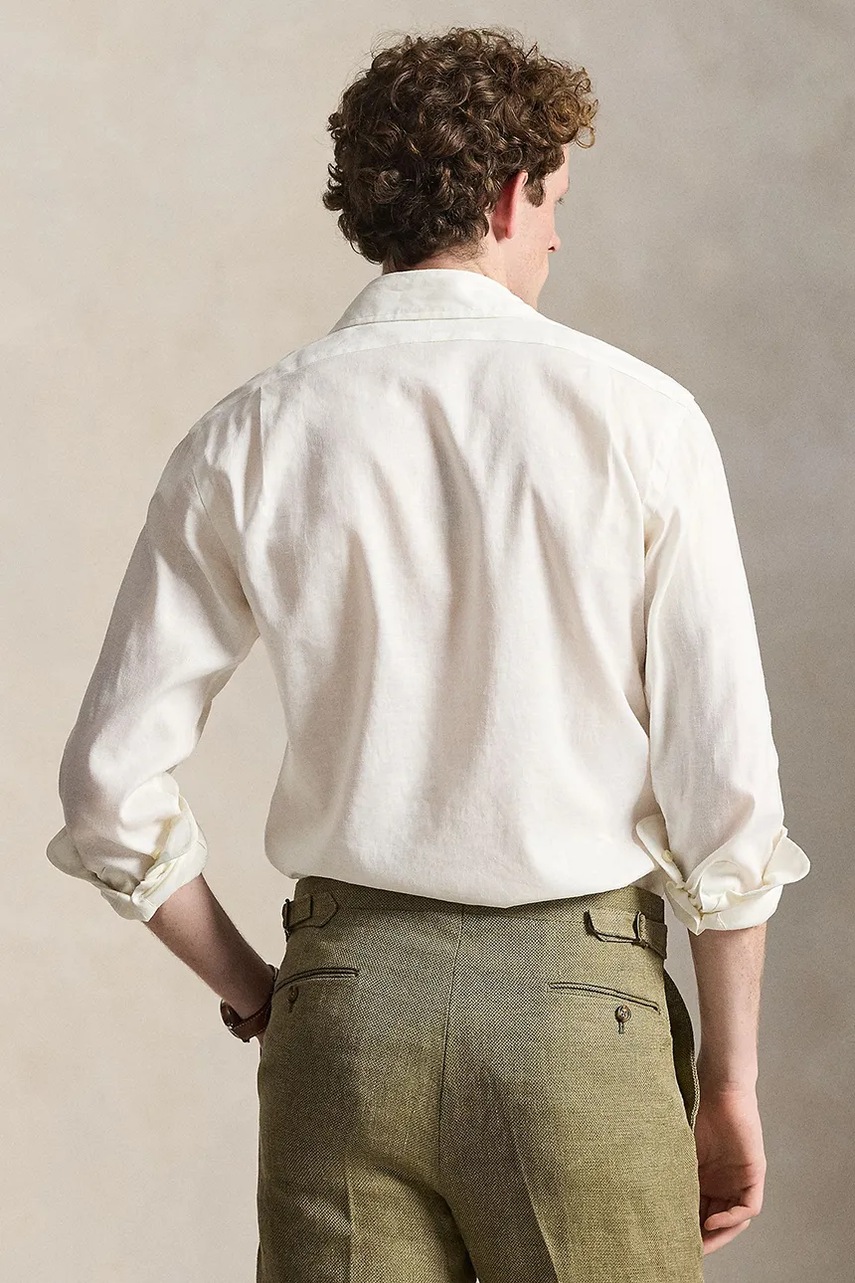 Polo Ralph Lauren košeľa pánska s ľanom